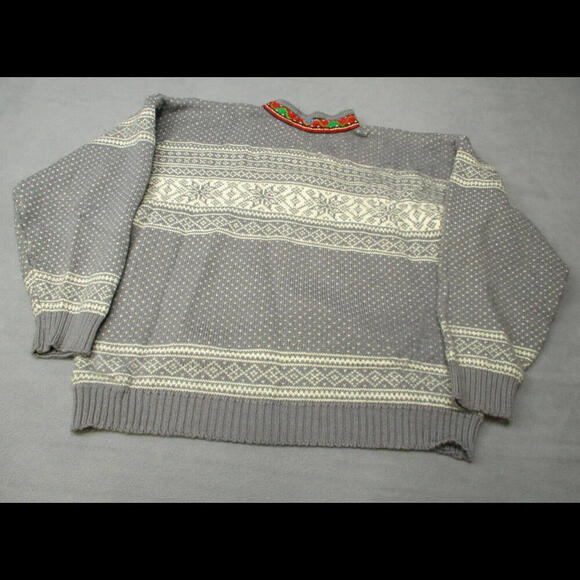 WOMENS SKJAEVELAND TELEMARK STYLE OF NORWAY PURE NEW WOOL SWEATER JUMPER SIZE*XL - Picture 6 of 9